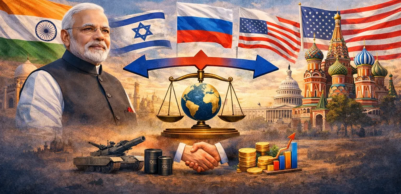 2026 mein India ki foreign policy ka focus kya hai