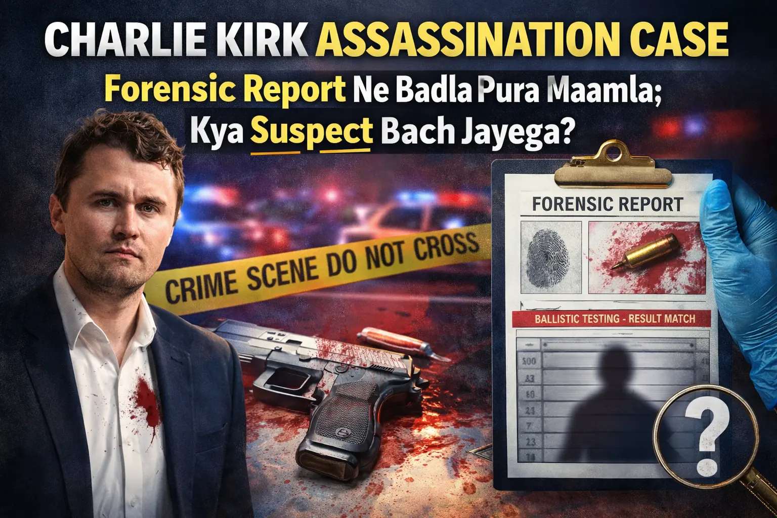 New Twist in Charlie Kirk Murder Case: Ballistic Reports and Forensic Evidence Raise Questions